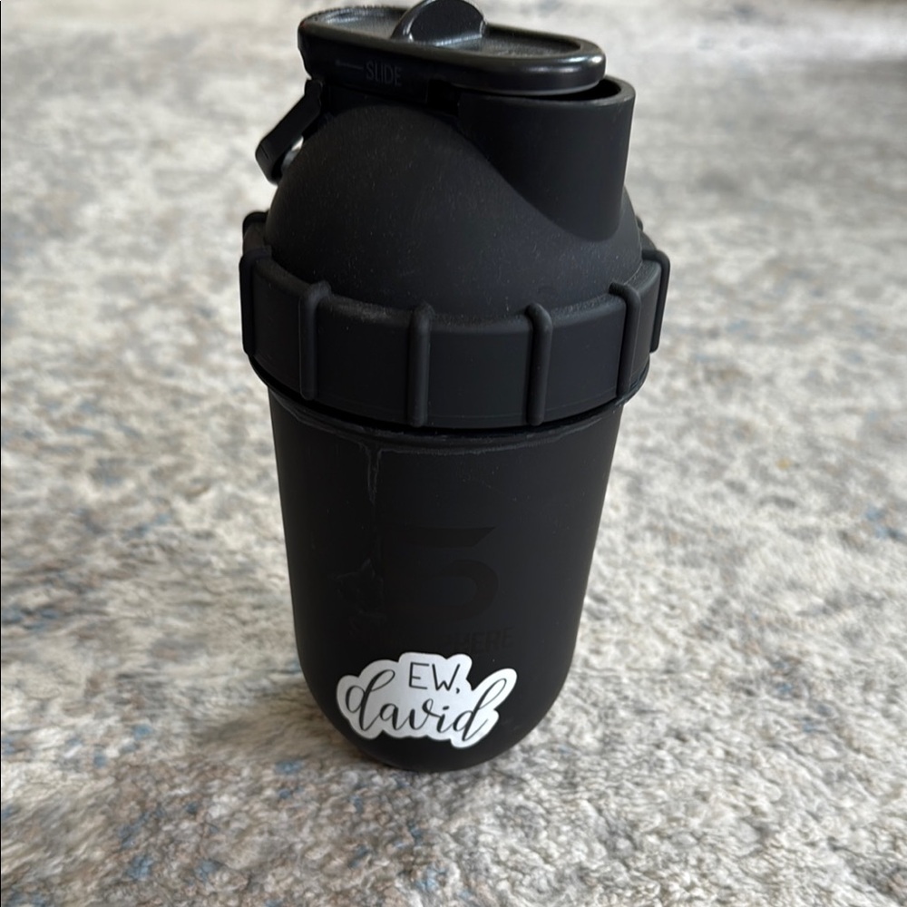 Black Shaker Bottle